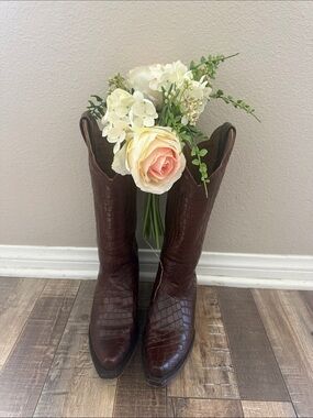 Idyllwind Brown Croc boots